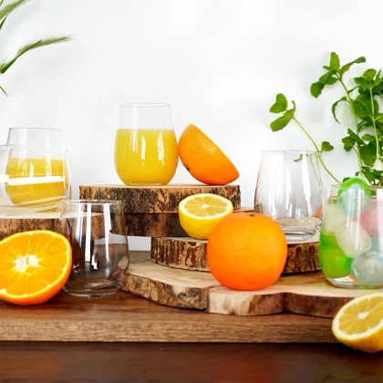 Szklanka do wody napojów soku lemoniady drinków zestaw szklanek 6 szt. 590 ml