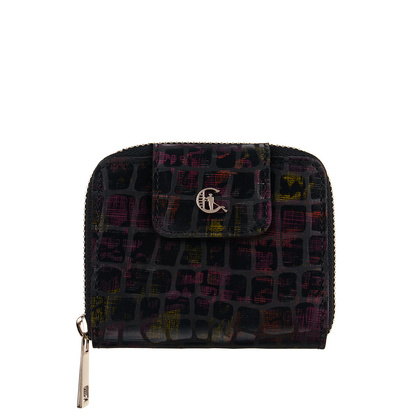 Skórzany portfel damski Canaletto kolorowy z naturalnej skóry licowej PD1023cs326 RFID