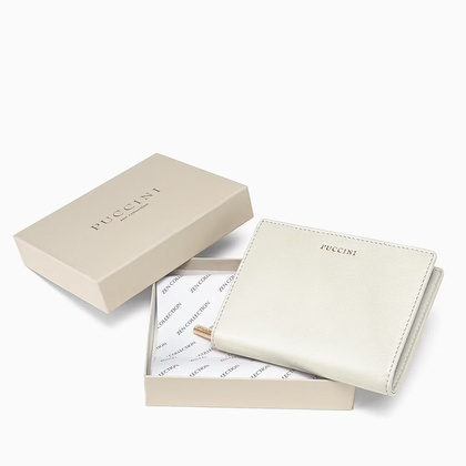 Portfel damski skórzany PUCCINI ZEN ZN9186 0A Biały