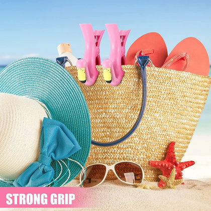 Klamra do trzymania ręczników Spinka 12 cm na plaże OKULARY KLP08 2 szt