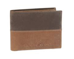 BH-261 OKLAHOMA Portfel męski skórzany Brązowy