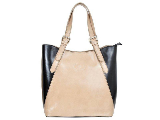 Torebka damska skórzana KEMER 847 Brązowa