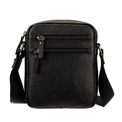 Mała męska torba z groszkowanej skóry Canaletto TM133