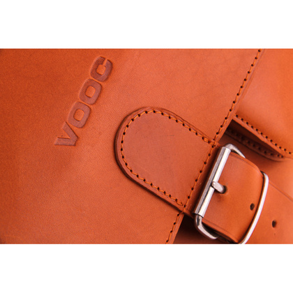 TECZKA SKÓRZANA 3W1 KEMER VOOC Vintage  P13 BRĄZOWA