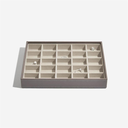 Szkatułka na biżuterię Stackers poczwórna classic brązowa