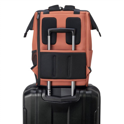 Delsey Turenne jednokomorowy plecak miejski na laptopa 14" ceglany