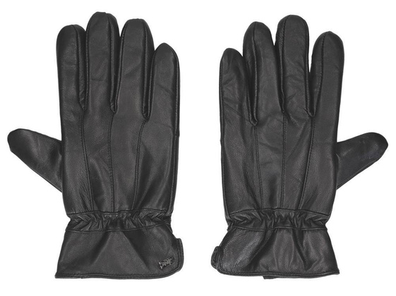 Rękawiczki skórzane męskie PIERRE CARDIN G692 M Czarne