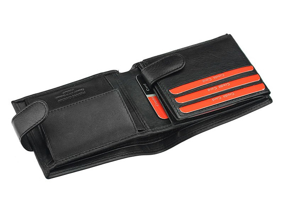 Pierre Cardin Nieduży skórzany portfel męski 