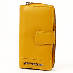 Portfel damski skórzany PIERRE CARDIN TILAK131 2202 Żółty
