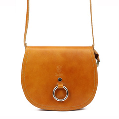 Torebka damska skórzana KEMER 38 carmel