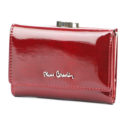 Nieduży portfel skórzany damski Pierre Cardin 