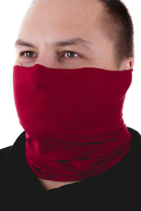 Komin, chusta z gładkiej tkaniny