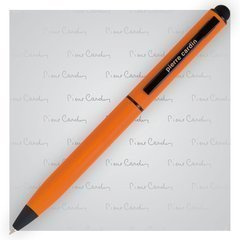 Długopis metalowy touch pen, soft touch PIERRE CARDIN Celebration Pomarańczowy