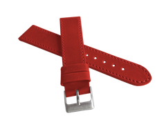 LAVVU Czerwony szyty pasek SPORT z luksusowej skóry Top Grain - 20