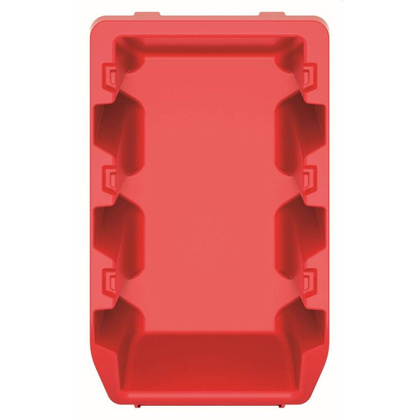 ZESTAW POJEMNIKÓW KUWET WARSZTATOWYCH BINEER LONG 8SZT CZERWONY KISTENBERG