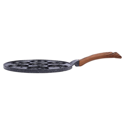 Patelnia do jajek granitowa 7 otworów BLACK&WOOD 26 cm