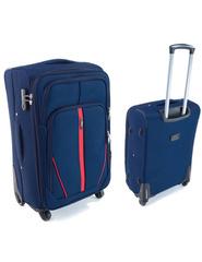 Średnia walizka PELLUCCI RGL S-020 M Granatowa