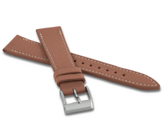 LAVVU Brązowy wodoodporny pasek DAVINCI z luksusowej skóry Top Grain - 22