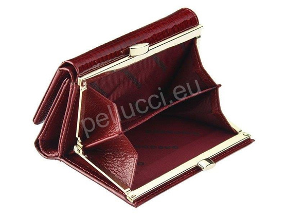 Portfel damski skórzany PELLUCCI GP-117 Czerwony