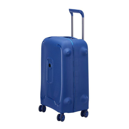 Delsey Moncey Mała twarda granatowa walizka kabinowa na kółkach 55 cm