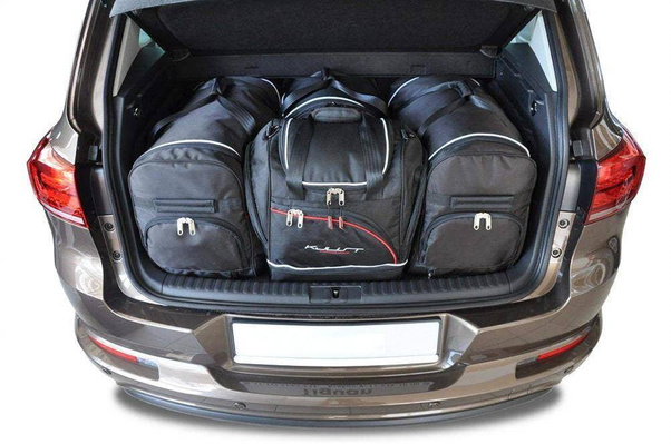 VW TIGUAN 2007-2015 TORBY DO BAGAŻNIKA 4 SZT KJUST