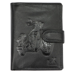 Portfel męski skórzany TCC 5601B-4 RFID Czarny