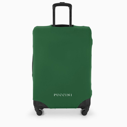 Elastyczny pokrowiec na duża walizkę PUCCINI PBA 5D Zielony