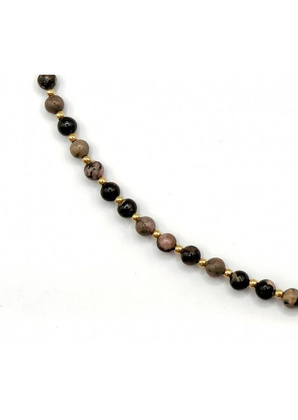 Naszyjnik RODONIT UZDROWIENIE 925