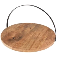 Deska do serwowania drewniana taca 38,5 cm