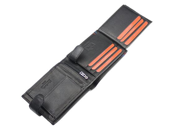 Elegancki skórzany portfel męski Pierre Cardin