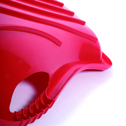 Ślizg plastikowy shell big czerwony