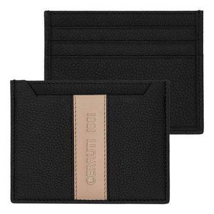 Etui na karty Delano Taupe & Black