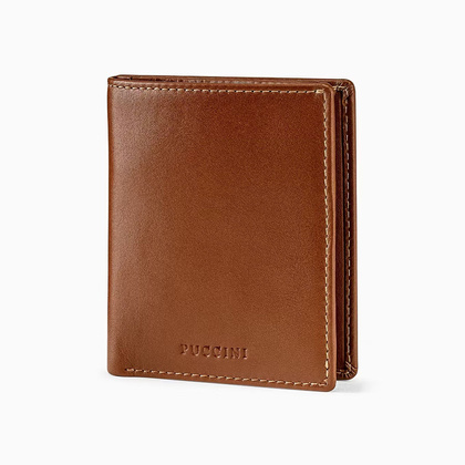 Portfel męski skórzany PUCCINI ZEN ZN9204 2 Brązowy