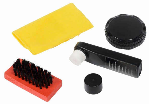 Zestaw do czyszczenia obuwia SMALL SHINE., czarny, czerwony, żółty