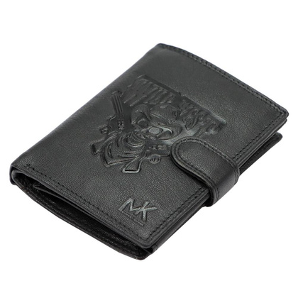 Portfel męski skórzany TCC 5601B-2 RFID Czarny