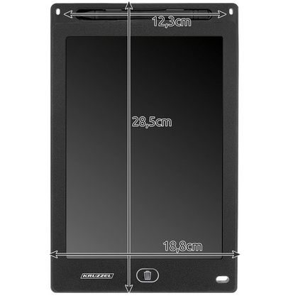 Tablet do rysowania 12" czarny KRUZZEL 22456