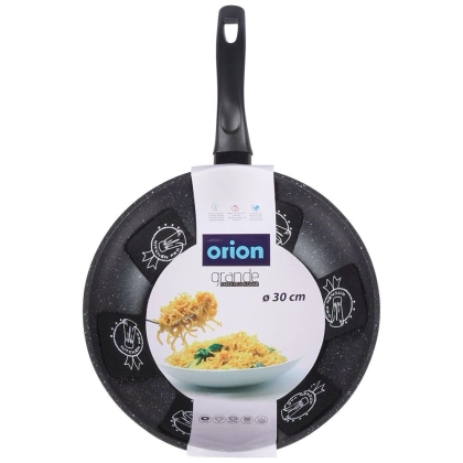Patelnia granitowa wok do smażenia duszenia GRANDE 30 cm