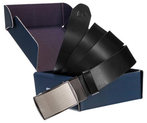 Automatyczny pasek meski ze skory naturalnej