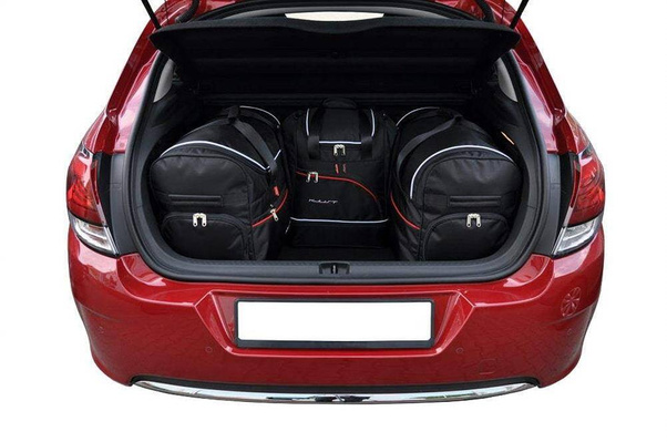 CITROEN C4 HATCHBACK 2010-2017 TORBY DO BAGAŻNIKA 4 SZT KJUST