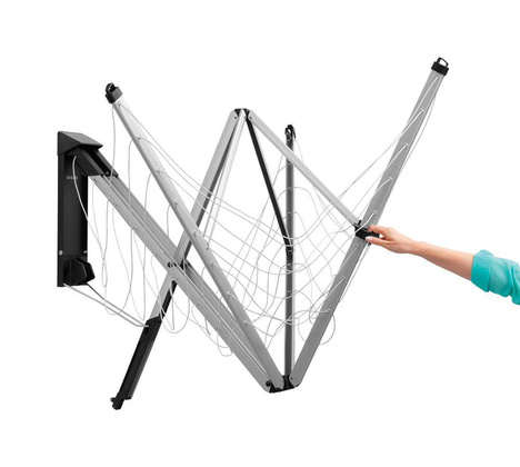 Suszarka ścienna Wallfix 24m szara 375842