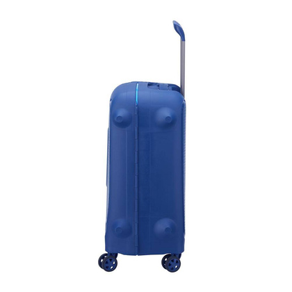 Delsey Moncey Mała twarda granatowa walizka kabinowa na kółkach 55 cm