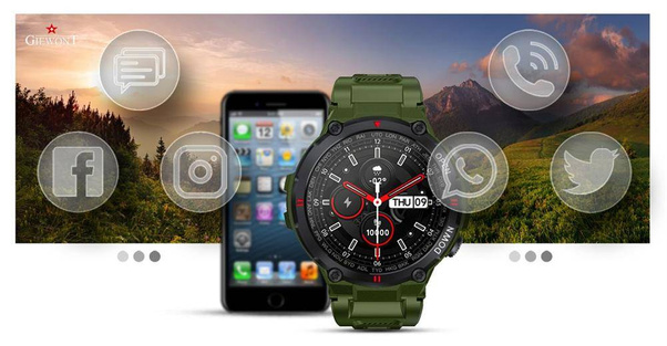 Smartwatch Giewont GW430-3 Zielony