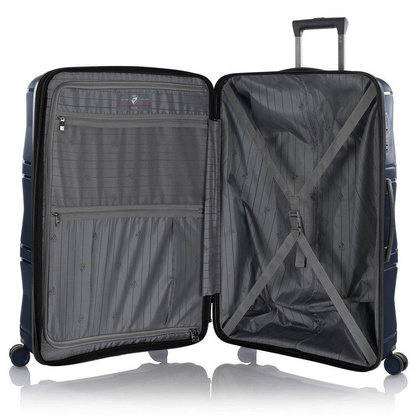 Heys Milos duża granatowa walizka na kółkach 76 cm