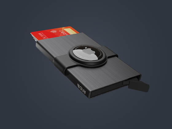 Etui na karty kredytowe RFID ZEN  z uchwytem na AirTag 2157