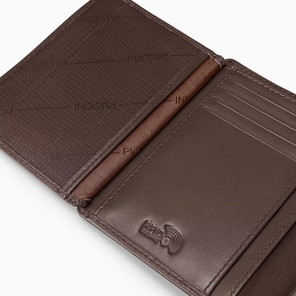 Portfel damski skórzany PUCCINI VULCANO VC90150 2 Brązowy