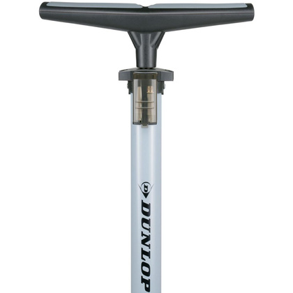 POMPKA WARSZTATOWO ROWEROWA DUNLOP 230Psi (16Bar) Z MANOMETREM SZARA