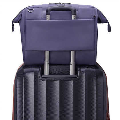 Delsey Montrouge Damska fioletowa torba na laptopa 14"