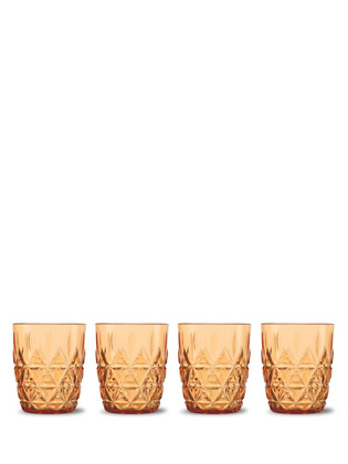SZKLANKI PICNIC JUNI 4-PACK, BURSZTYNOWY