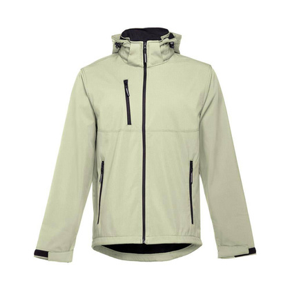 THC ZAGREB. Męska kurtka softshell z poliestru i elastanu