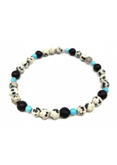 BRANSOLETKA MĘSKA JASPIS